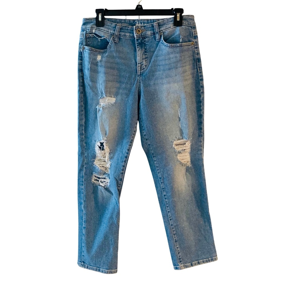 Style & Co Curvy Girlfriend Jeans Size 8P